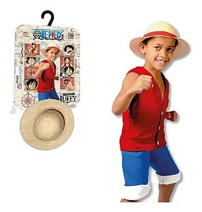 Fantasia Luffy Onde Piece M - Super Magia