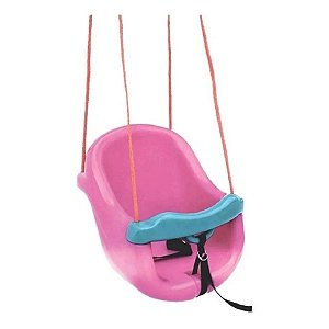 Balanço Infantil Rosa - BB Bolinhas