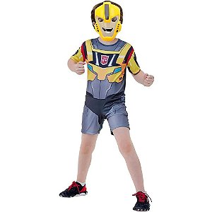 Fantasia Transformers BumbleBee Curto P - Regina Festas