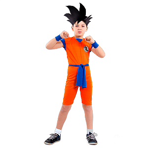 Fantasia Goku Dragon Ball Curto P - Sulamericana Fantasias