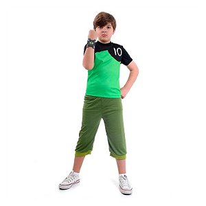 Fantasia Ben 10 Luxo M - Sulamericana Fantasias