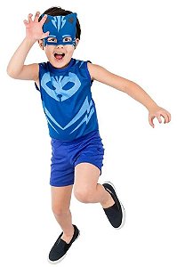 Fantasia PJ Masks Menino Gato Regata G - Regina Festas