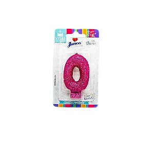 Vela Aniversario Live Colors Pink N.0 - Junco