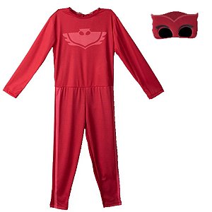 Fantasia Corujita PJ Masks Longo PP - Regina Festas