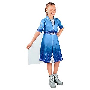 Fantasia Elsa Pop Frozen II G - REGINA FESTAS