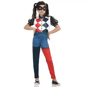 Fantasia Arlequina DC Super Hero Girls G - Sulamericana Fantasias