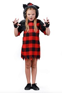Fantasia Lobisomem Menina G - Sulamericana Fantasias