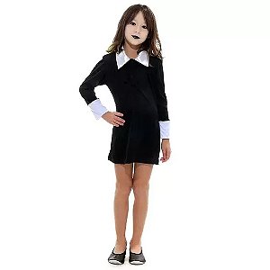Fantasia Wandinha Infantil G -  Sulamericana Fantasias