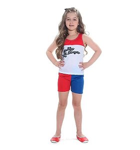 Fantasia Arlequina Infantil GG - Sulamericana Fantasias