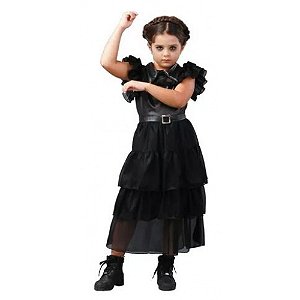 Fantasia Wandinha Baile Infantil GG - Sulamericana Fantasias