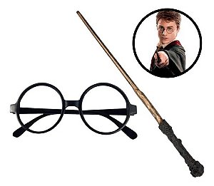 Kit Oculos e Varinha Harry Potter - Allseasons