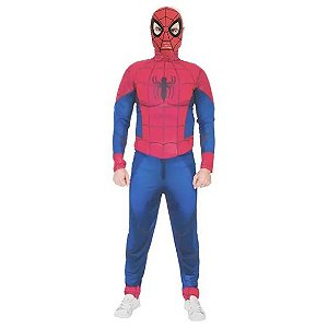 Fantasia Homem Aranha Adulto G - Regina Festas