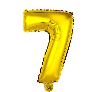 Balao Metalizado Dourado Nº 7 40cm - Gala Embalagens