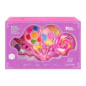 Kit Cosméticos Purple Make Infantil - Cks
