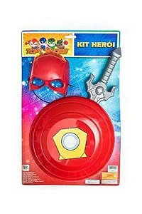 Kit Heroi Vermelho Homem de Ferro - ToyMaster