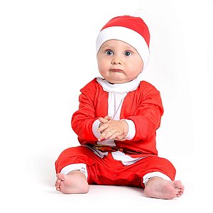 Fantasia Papai Noel Bebe G - Sulamericana Fantasias