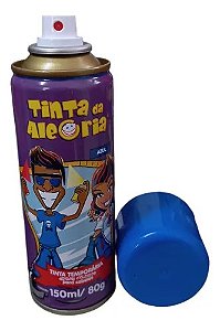 Tinta Spray para Cabelo Azul 150g/80gr - Linha da Alegria
