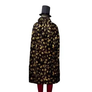 Capa Caveira Dourado 1,20m - Pica Pau