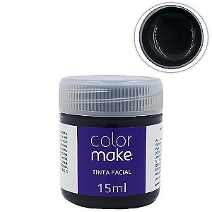 Tinta Liquida Preto 15ml - Colormake