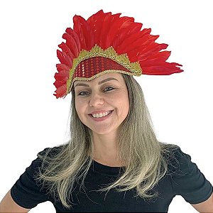 Cocar Indio Sortidos Luxo - Pica Pau