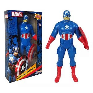 Boneco Capitao Amecica Marvel 22cm - All Seasons