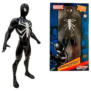 Boneco Homem Aranha Preto Marvel 22cm - Allseasons