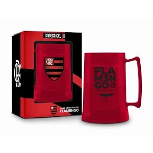 Caneca Gel Flamengo Vermelha 2 Times 300ml - Brasfoot