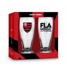 Copo Munich Flamengo c/ 2un Times 200ml - Brasfoot