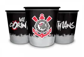 Balde Pipoca Corinthians 2900ml Times - Brasfoot