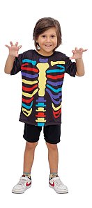 Fantasia Esqueleto Colorido M - Brinkmodel