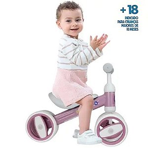 Baby Bike Equilibrio Rosa - Fenix Brinquedos