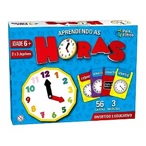 Jogo Aprendendo as Horas - Pais e Filhos