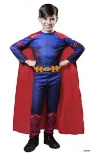 Fantasia Super Homem Capitao Estelar G - Fantasias Super