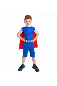 Fantasia Super Homem Capitao Estelar P - Fantasias Super