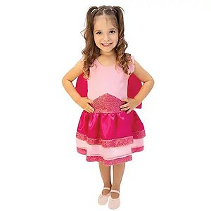 Fantasia Princesa Fantástica Rosa P - BrinkModel