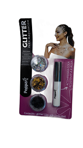 Kit Make Glitter Opala Ambar Diamante GL - Mix 03 - Colormake