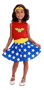Fantasia Mulher Maravilha Classica G - Super Magia