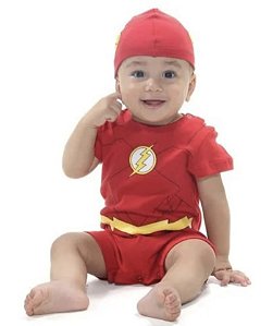 Fantasia Body Macaquinho Baby Flash M - Sulamericana Fantasias