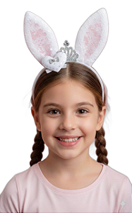 Kit Tiara Coelho Branco - Piffer