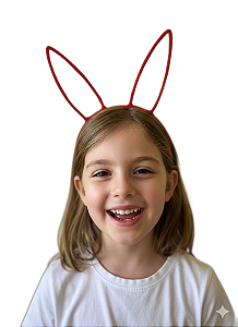 Tiara Coelho Grená Pascoa - Pica Pau