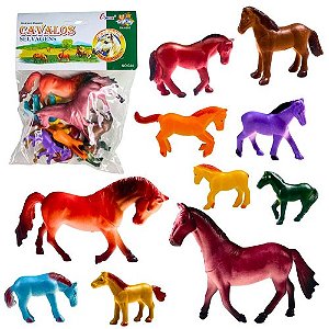 Conjunto Animais com 10 Pcs - ToyKing