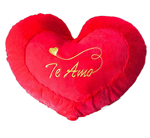Almofada Coração Pelucia Te Amo 31300735 - Pica Pau