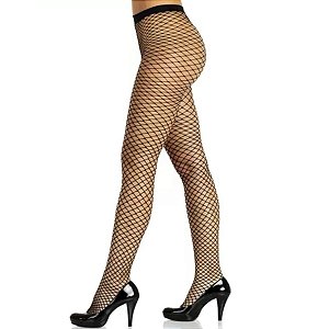 Meia Calça Arrastão Preta 10502 - Partiu Festa