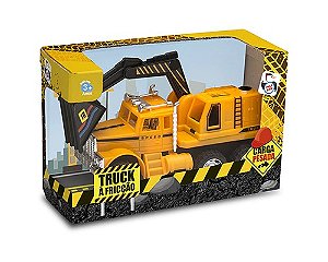 Caminhao Truck Fricção Construção 730 - Pica Pau