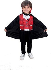 Fantasia Conde Dracula Bebê G - Sulamericana Fantasias