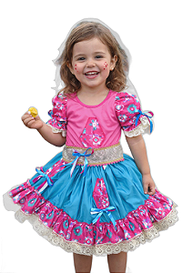 Fantasia Vestido Balões P - Masquerade