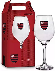 Taça Flamengo Vinho 385ml - Brasfoot