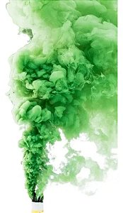 Fumaça Colorida Verde 22cm - Partiu Festa