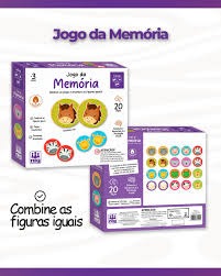 Be a Bá Jogo da Memória 20 Peças -
