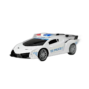Carro Controle Remoto Policia Operações Especiais Branco - CKS